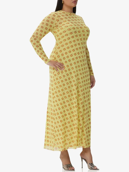Paola Dress in Deco Dot