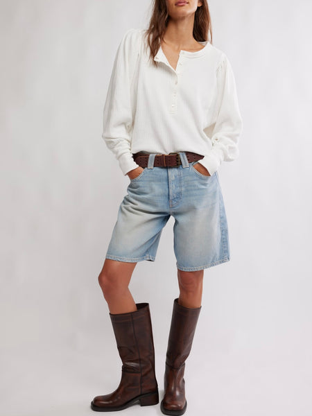 Quinn Knit Top in Ivory