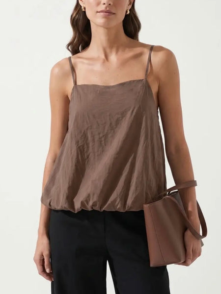 Bubble Burster Cami in Cocoa Dust