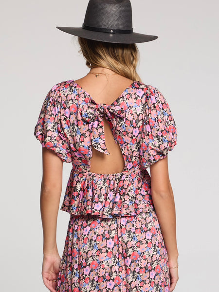 Jessalyn Top in Pink Floral