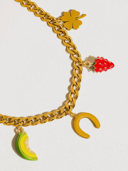 Marinha Fruit & Charm Necklace