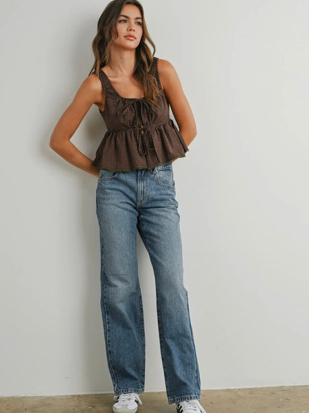 Did Someone Say Chocolate? Top in Brown