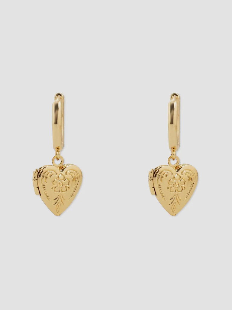 Heart Locket Earrings