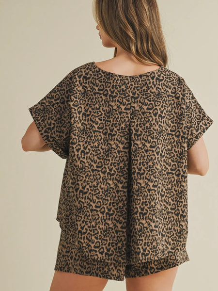 Hear Me Roar Set in Brown Leopard