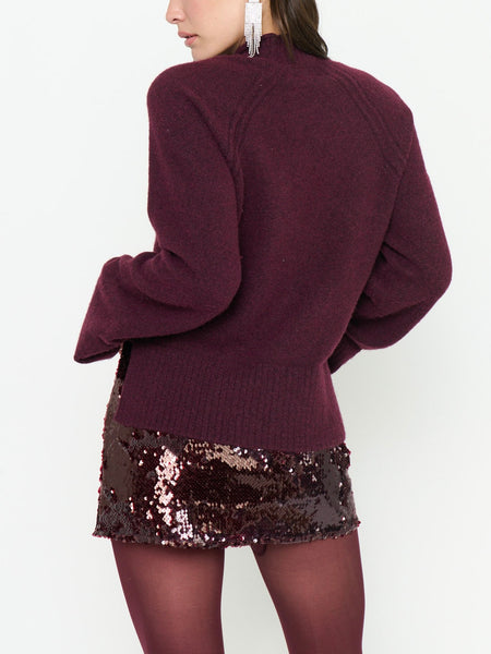 Emerson Sweater in Merlot Knit