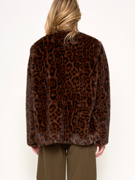 Lucia Coat in Classic Leopard