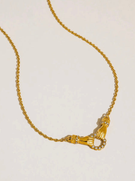 Brissonne Double Hand Necklace