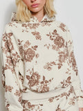 Fancy A Floral Hoodie in Cream