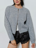 Zip It! Cardi in Grey