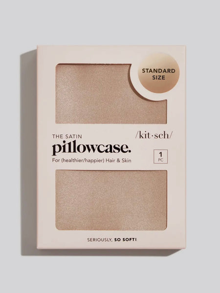 Standard Satin Pillowcase in Champagne
