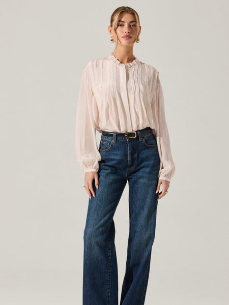 Ashton Top in Warm Champagne