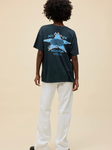 Backstreet Boys Into The Millennium Merch Tee in Vintage Black