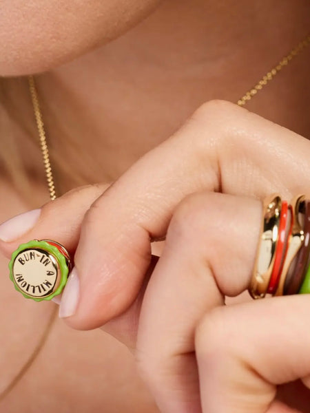 Hot Grill Summer "But In A Million" Hamburger Necklace
