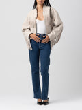 Own It Fringe Jacket in Sand