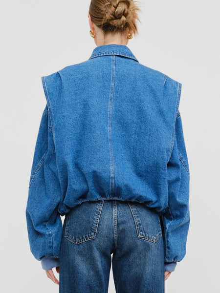 Past The Point Jacket in Denim