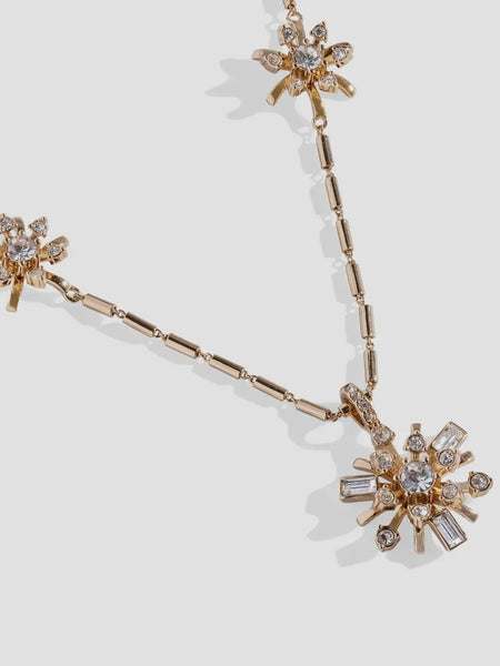 Festive Sparkle Inline Pendant Necklace