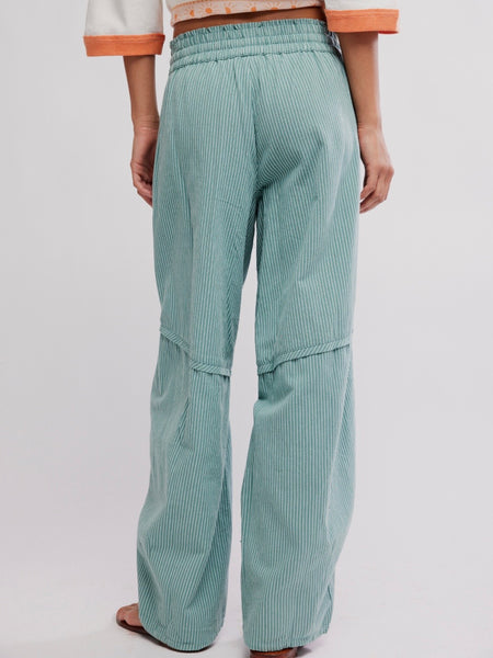 Something Good Pant in Blue Trellis Combo