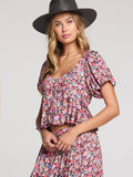 Jessalyn Top in Pink Floral