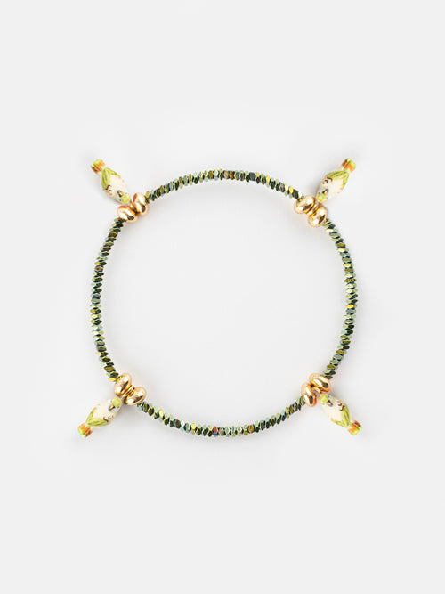 Budgerigar Hematite Beads Bracelet