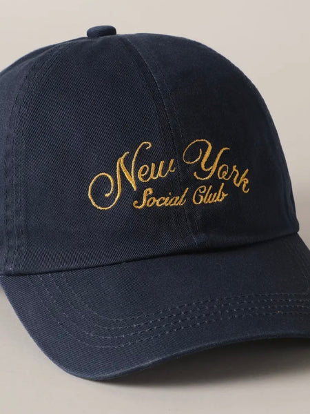 New York Social Club Hat in Navy