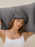 Charcoal Contour Pillow Eye Mask