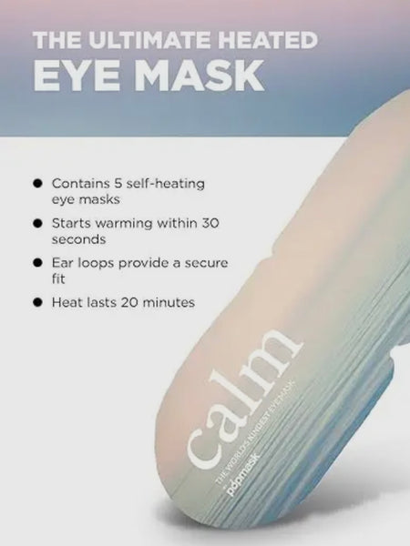 Calm Self-Warming Chamomile Sleep Masks 5pk