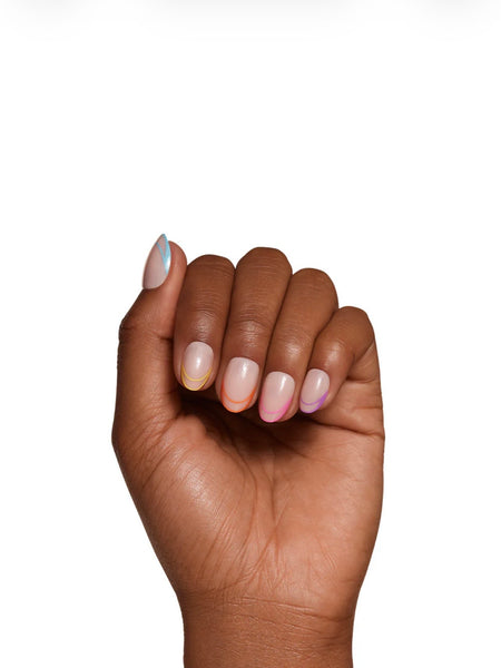 Neon Lights Press On Nails