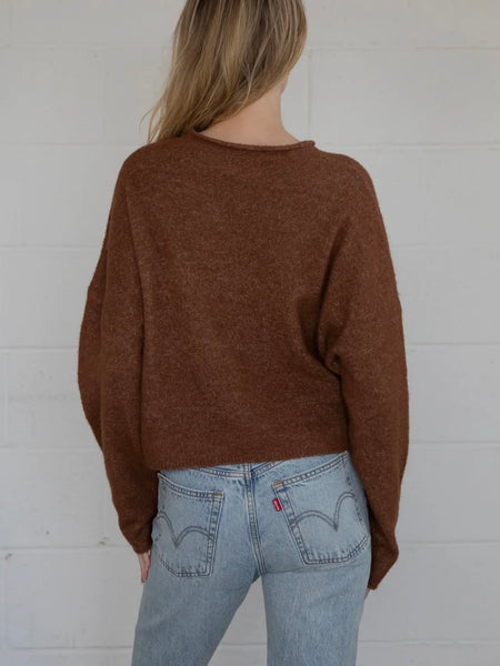 Piper Cardigan in Brown