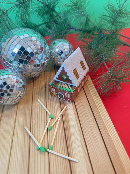 Holiday House Matchbox in Red