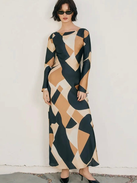 First Class Fit Maxi in Midnight Taupe