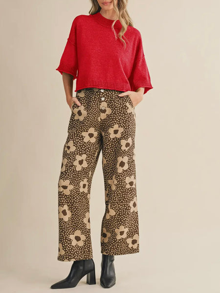 MOCKtauk Will Never Be The Same Sweater in Red