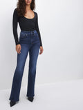 Always Fits Good Classic Bootcut Jeans in Indigo446