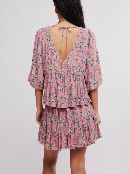 Perishing Printed Set in Pink Combo