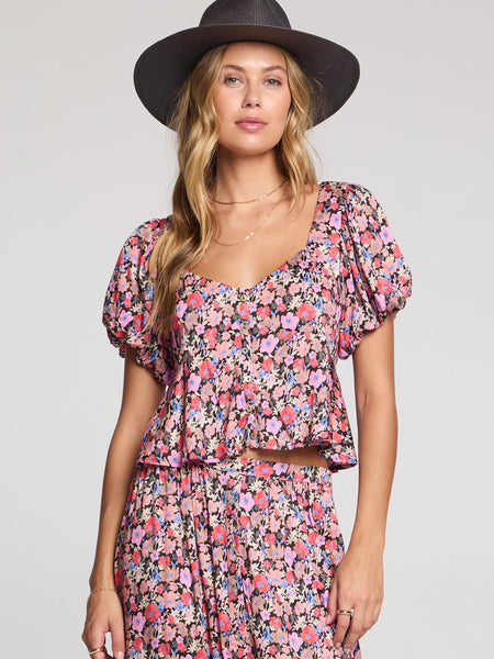 Jessalyn Top in Pink Floral