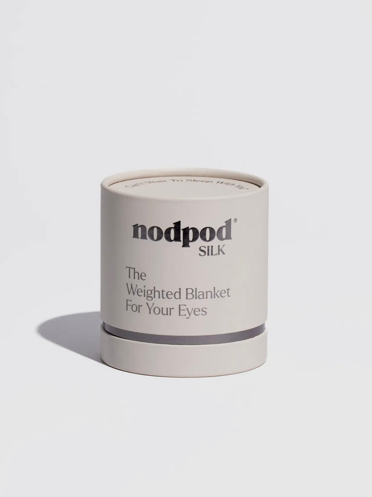 Silk Weighted Sleep Mask in Pearl