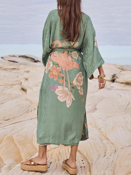 Floridian Reversible Robe in Sage