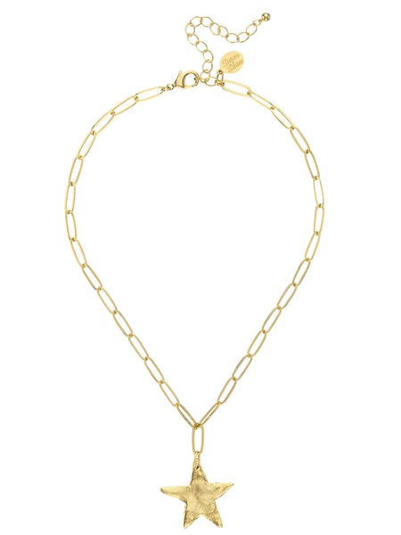 Star Paperclip Necklace