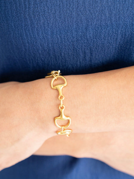 Horse Bit Toggle Bracelet