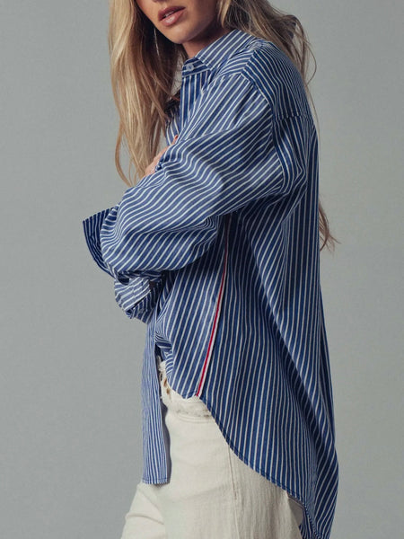 Set Sail Stripe Top in Navy Stripe