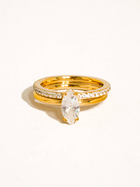Rosamie Marquise CZ Stack Ring