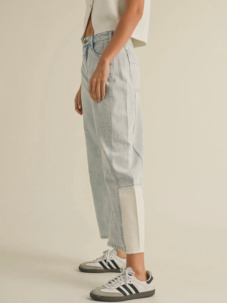 Born To Barrel Jeans in Light Blue