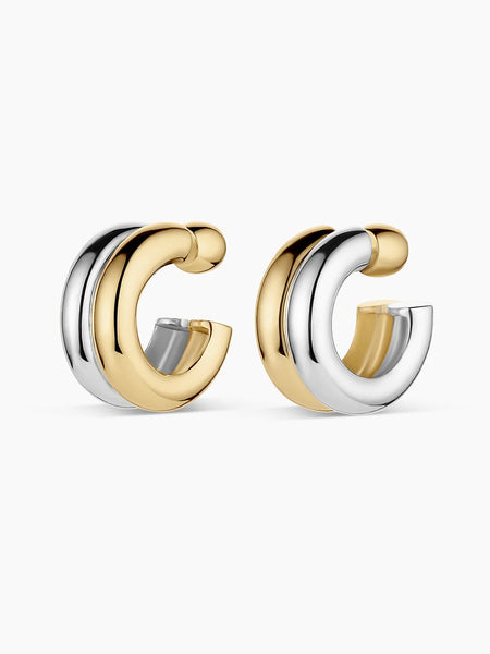 Lou Mixed Stacked Hoops