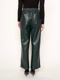 Bryan Faux Leather Pant in Emerald