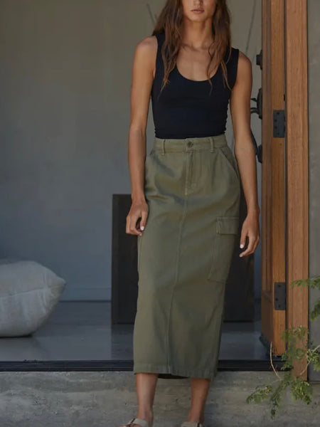 Doubled Up Tank in Black