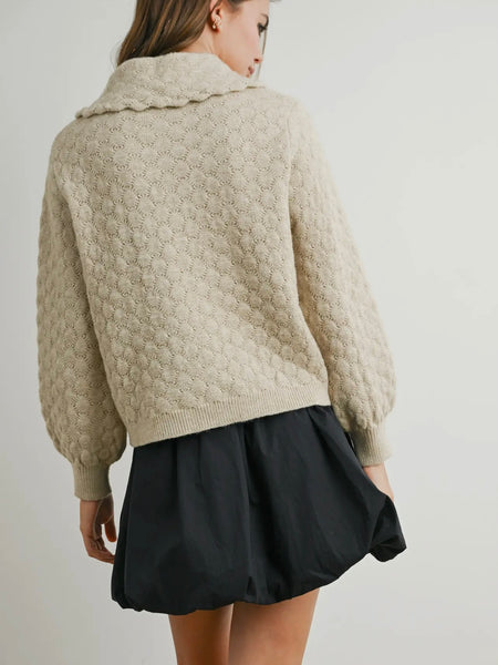 Best Bows Sweater in Ivory
