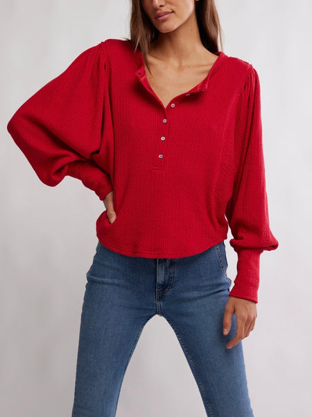 Quinn Knit Thermal in Salsa