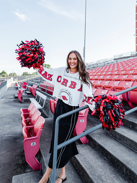 Arkansas Cropped Long Sleeve in White