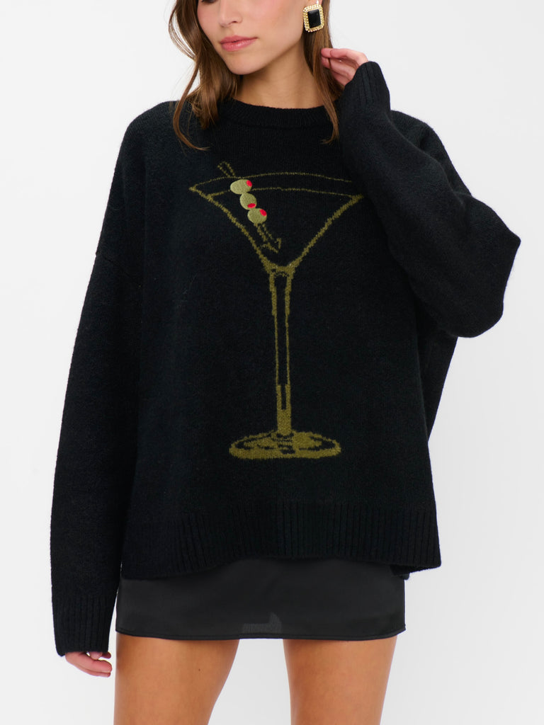 Settle In Sweater in Dirty Martini Knit