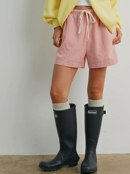 Balboa Boxer Short in Red