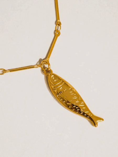 Coralie Fish Pendant Necklace